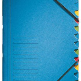 LEITZ Ordnungsmappe A4 39120035 blau 12 Fächer