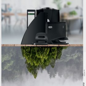 LEITZ Sichhülle Recycle A4 4001-30-03 transparent, 140my 25 Stück