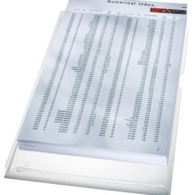LEITZ Sichtmappen Maxi A4 4056-30-03 transparent 170my 5 Stück