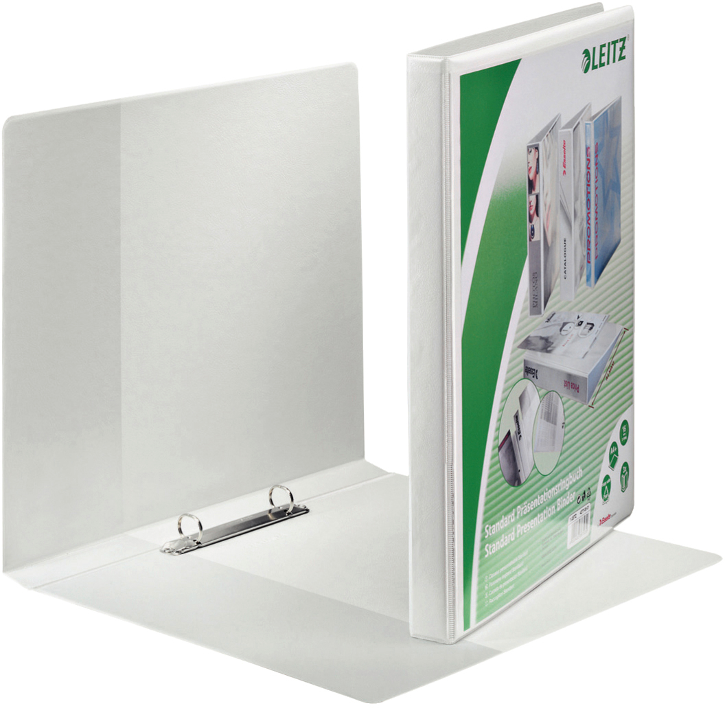 LEITZ-42770001-4002432367030 LEITZ Präsentationsringbuch A4 42770001 weiss 2R 30mm – Hochwertig & günstig bei ShopDeca