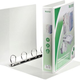 LEITZ Präsentationsringbuch A4 42860001 weiss 4R 63mm
