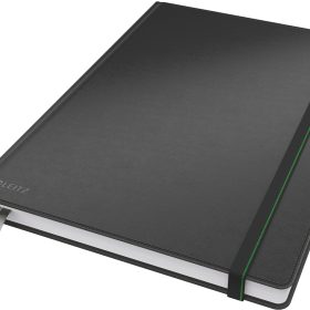 LEITZ Notizbuch Complete A4 44710095 kariert schwarz