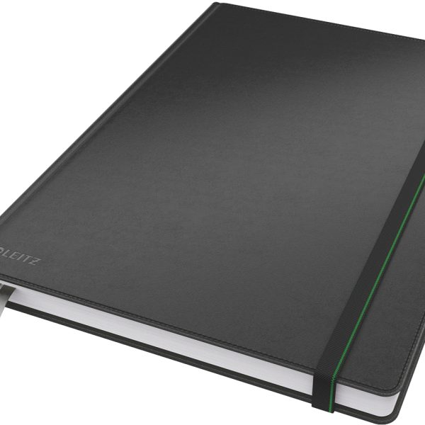 LEITZ Notizbuch Complete A4 44710095 kariert schwarz