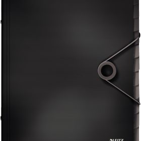LEITZ Ordnungsmappe Solid PP A4 45701095 schwarz 12 Fächer