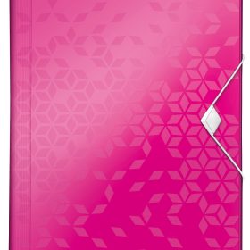 LEITZ Projektmappe WOW A4 45890023 metallic pink 5 Fächer