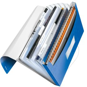 LEITZ Projektmappe WOW A4 45890036 blau 5 Fächer