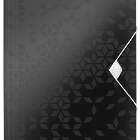 LEITZ Gummibandmappe WOW A4 4599-00-95 schwarz für 150 Blatt