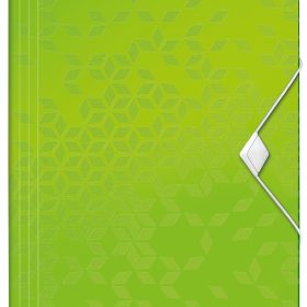 LEITZ Gummibandmappe WOW A4 45990054 grün für 150 Blatt