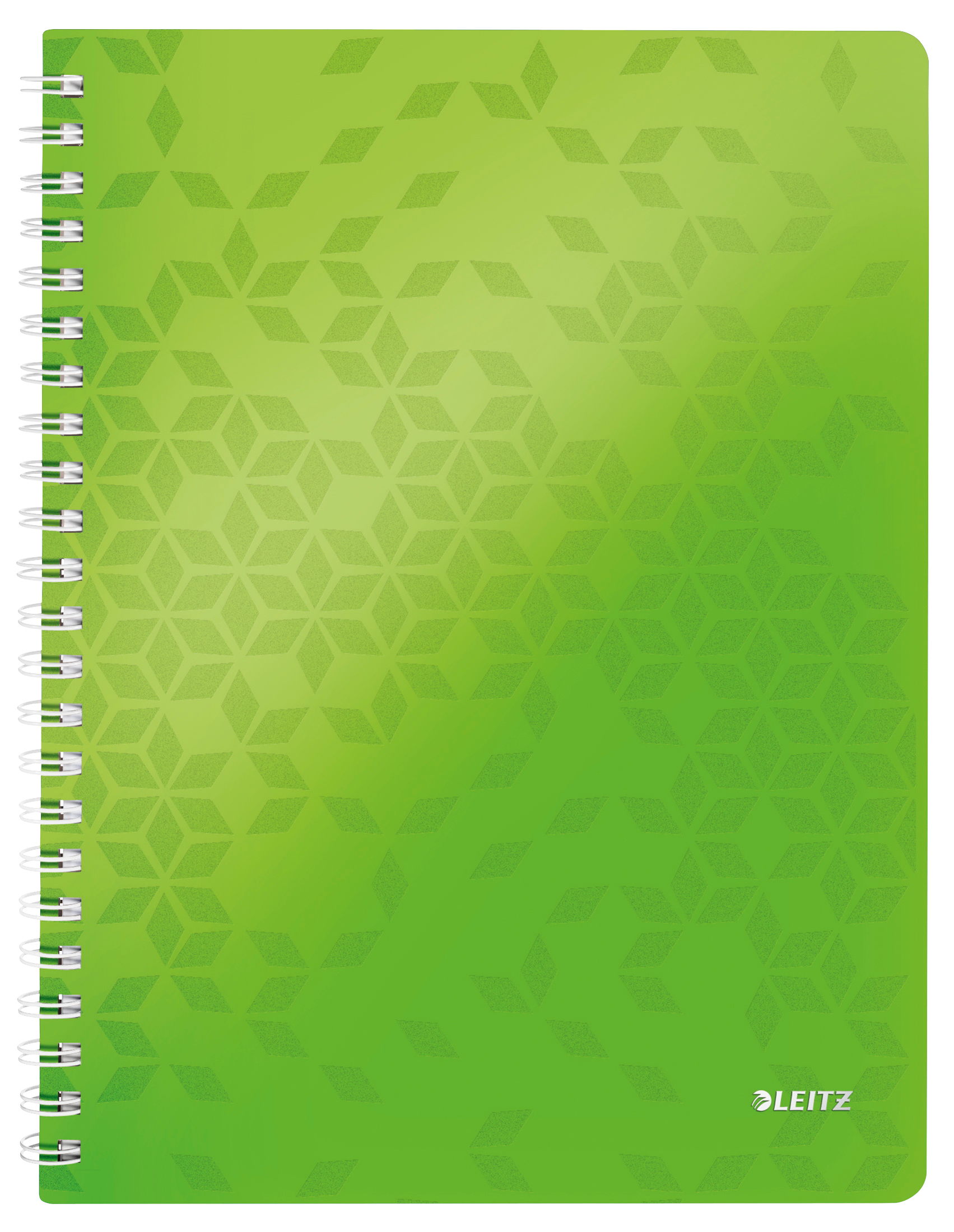 LEITZ-4637-00-54-4002432123445 LEITZ Spiralbuch WOW PP A4 4637-00-54 grün 80 Blatt – Hochwertig & günstig bei ShopDeca