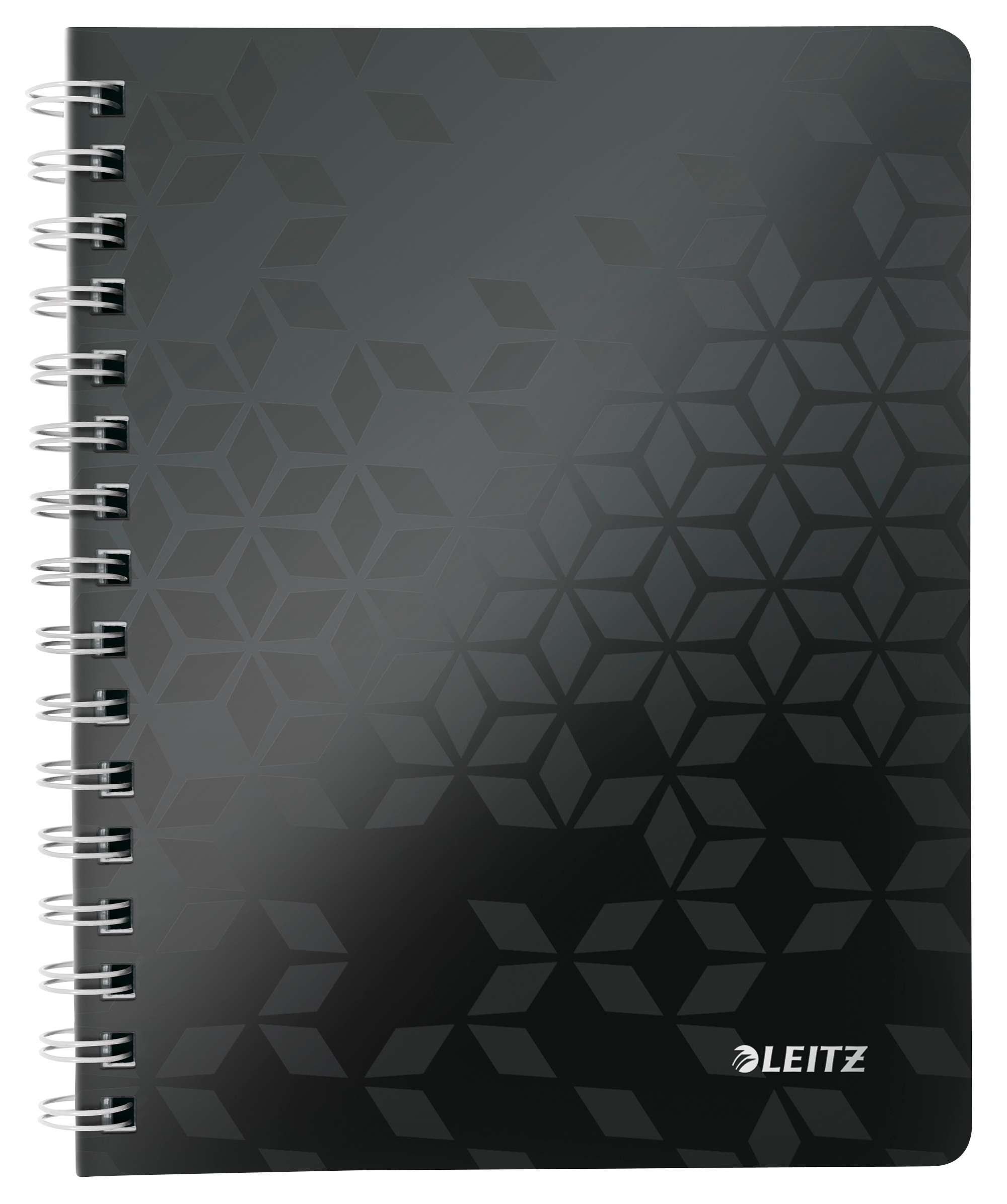 LEITZ-4641-00-95-4002432121427 LEITZ Collegeblock WOW PP A5 4641-00-95 schwarz kariert – Hochwertig & günstig bei ShopDeca