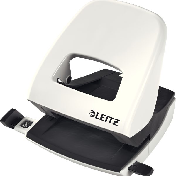 LEITZ Bürolocher NeXXt WOW 5008 50081001 perlweiss 30 Blatt