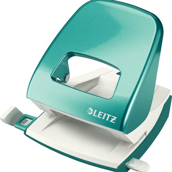 LEITZ Bürolocher NeXXt WOW 5008 50081051 eisblau 30 Blatt