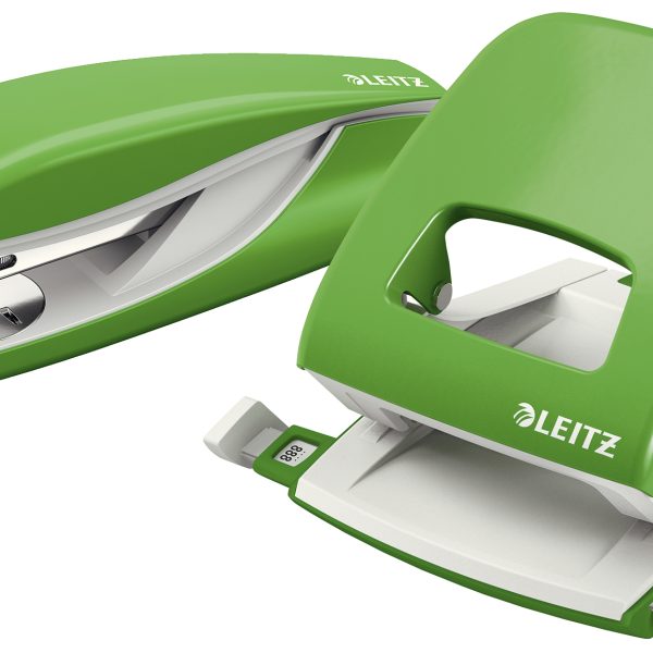 LEITZ Locher/Hefter WOW 5095 5095-10-54 grün, Bundle 30 Blatt