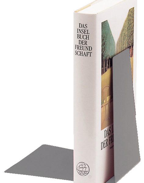 LEITZ Buchstütze Metall 52980085 grau 12,5x14,5x14cm