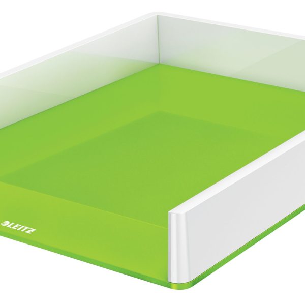 LEITZ Briefkorb WOW A4 5361-10-54 weiss/grün