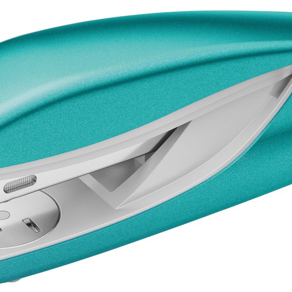 LEITZ Heftgerät NeXXt WOW 5502 55022051 eisblau 30 Blatt