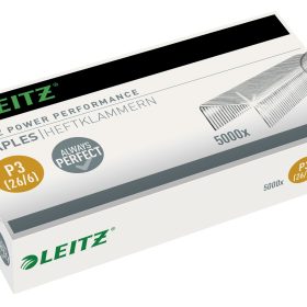 LEITZ Heftklammern P3 26/6mm 5572-10-00 verzinkt 5000 Stück