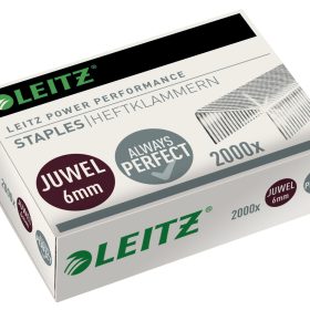 LEITZ Heftklammern Juwel 6mm 5642-00-00 verzinkt 2000 Stück