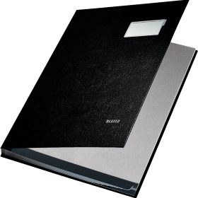 LEITZ Unterschriftsmappen A4 57010095 schwarz 10 Fächer