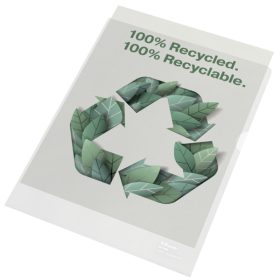 LEITZ Sichtmappen PP Recycled A4 627496 transparent, 100my 100 Stück