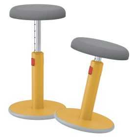 LEITZ Sitz/- Stehhocker Cosy 6518-00-19 gelb Sitzhöhe 46-79 cm 1 Stk