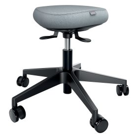LEITZ Sitzhocker Ergo Active 6577-00-95 Mit Rollen, Balance, Schwarz