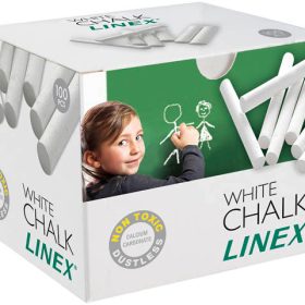LINEX Tafelkreiden 474000L weiss 100 Stück