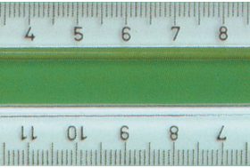 LINEX Superlineal 30cm 87400L grün/transp.