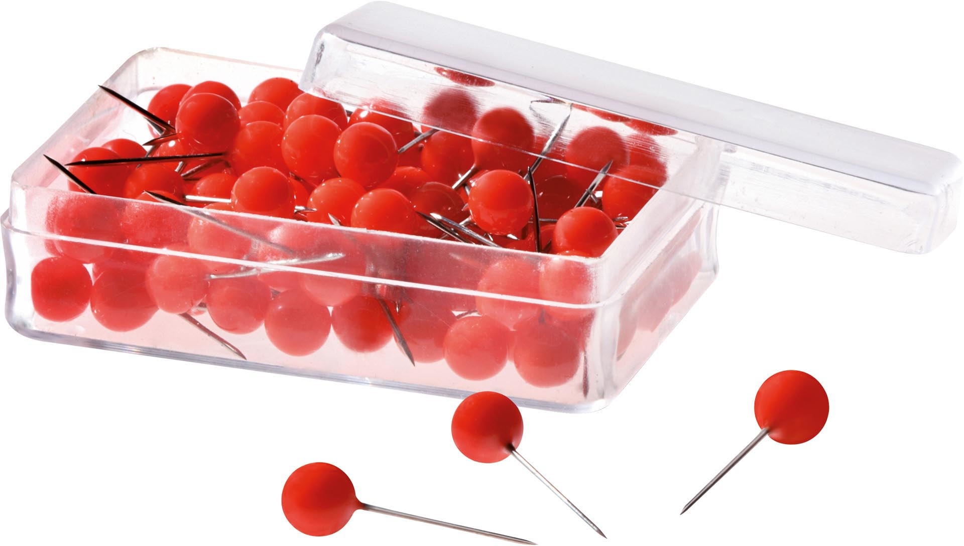 MAGNETOPLAN-111165006-4013695014524 MAGNETOPLAN Pinwand-Nadeln 111165006 rot, 6x19mm 100 Stück – Hochwertig & günstig bei ShopDeca