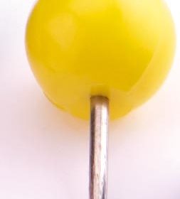 MAGNETOPLAN Pinwand-Nadeln 111165102 gelb, 6x17mm 100 Stück