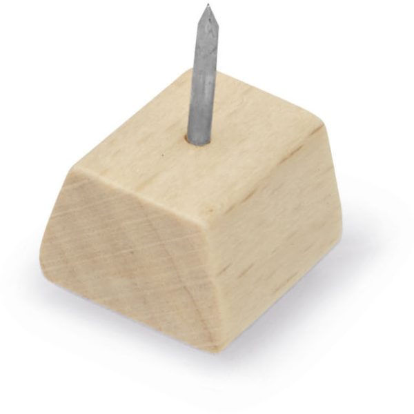 MAGNETOPLAN Design Pinwand-Nadeln 25 Stück 111165549 Wood Series, Birke 18x13x13mm