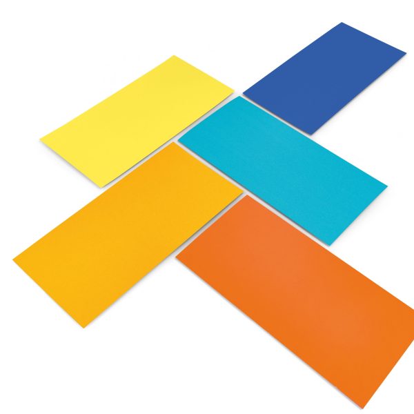 MAGNETOPLAN Kommunikations-Karten 20x10cm 112501540 Set rainbow, ass. 250 Stück