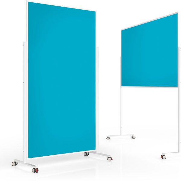 MAGNETOPLAN Design-Moderatorentafel VP 1181104 Filz, türkis 1000x1800mm