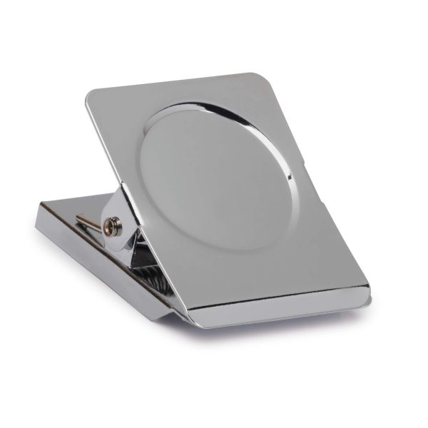 MAUL Papier-Klemmer 20x40mm 2.08 hellsilber, mit Magnet 2 Stück