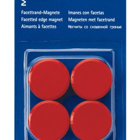 MAUL Magnete 30mm 2.13 rot 4 Stück