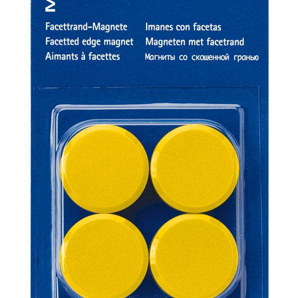 MAUL Magnete 30mm 2.13 gelb 4 Stück