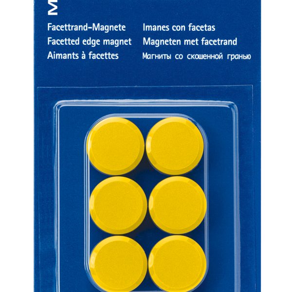 MAUL Magnete 20mm 2.34 gelb 6 Stück