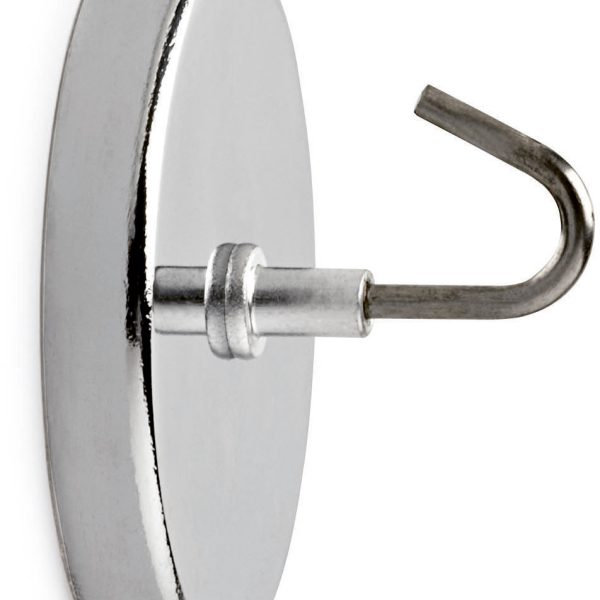 MAUL Hakenmagnet 52x31mm 3.75 silber, 9kg