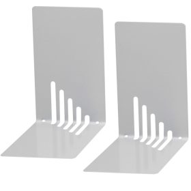 MAUL Buchstütze schmal 4.05 silber 2 Stück