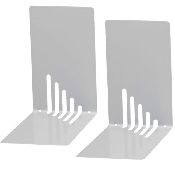 MAUL Buchstütze schmal 4.05 silber 2 Stück