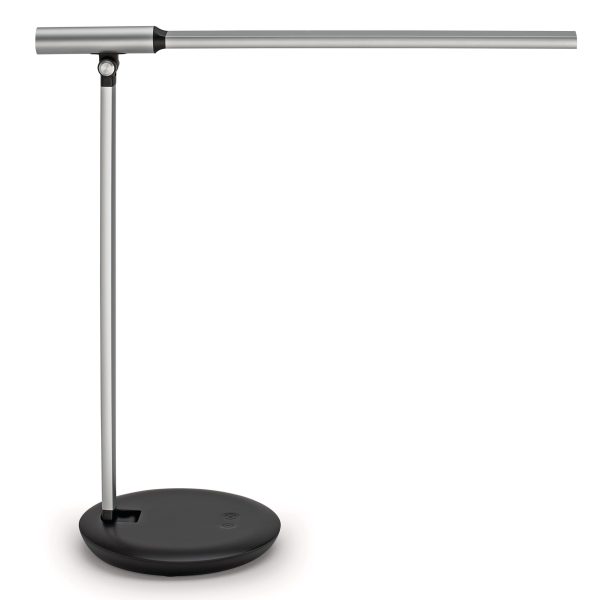 MAUL LED-Tischleuchte MAULrubia 51.50 silber, dimmbar, USB