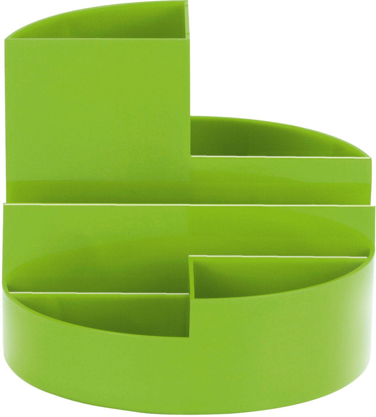 MAUL-6.35-4002390062268 MAUL Rundbox 6.35 hellgrün 6 Fächer – Bild 1