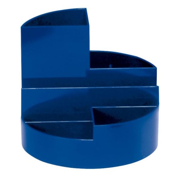 MAUL Stifteköcher Recycle 6.35 6 Fächer, 14cm, 12.5cm, blau