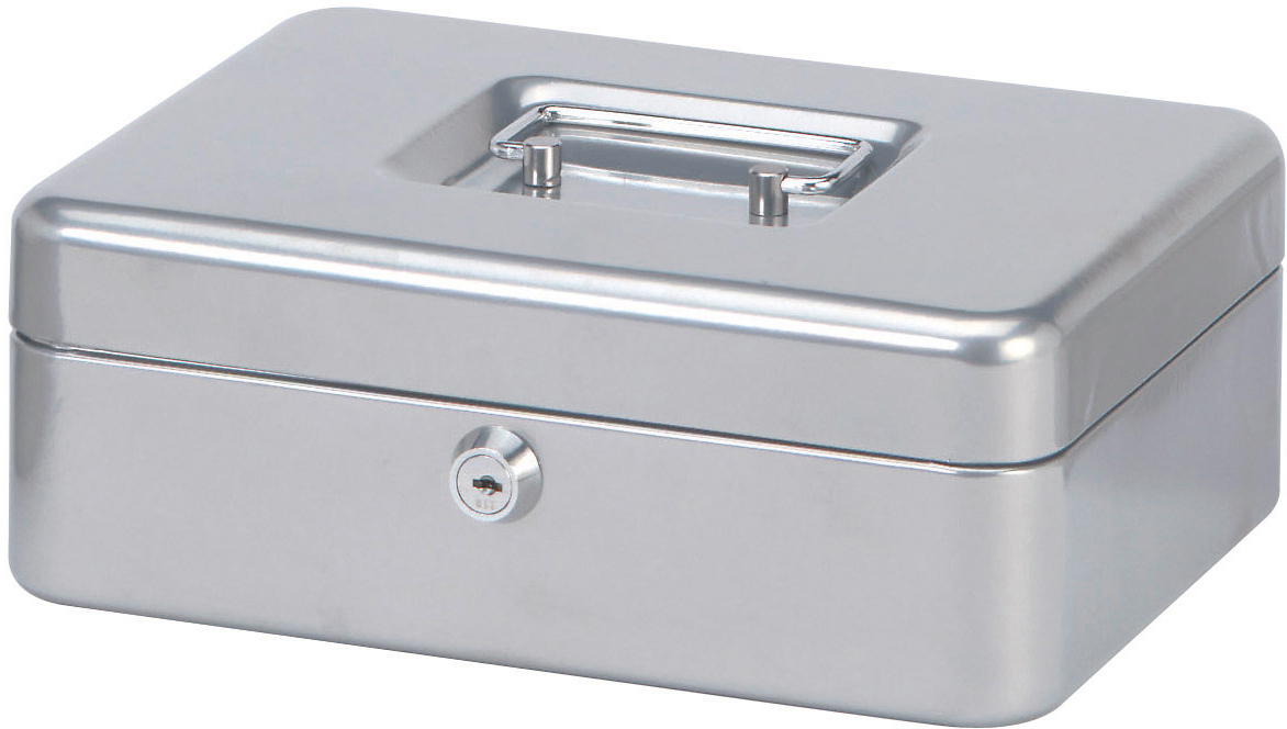 MAUL-9.70-4002390020664 MAUL Geldkassette 3 25x19,1x9cm 9.70 silber – Hochwertig & günstig bei ShopDeca