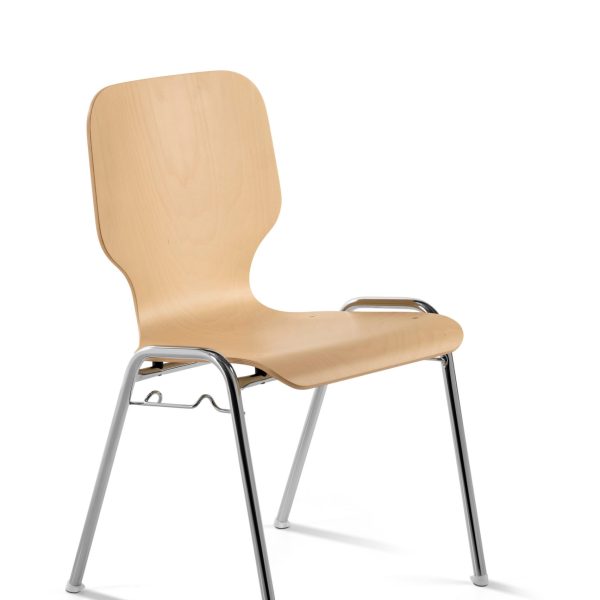 MAYER Besucherstuhl Wood 21150191 stapelbar
