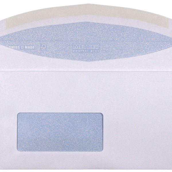 METTLER Couvert Fenster links C5/6 7075 100g, ultraweiss 500 Stk.