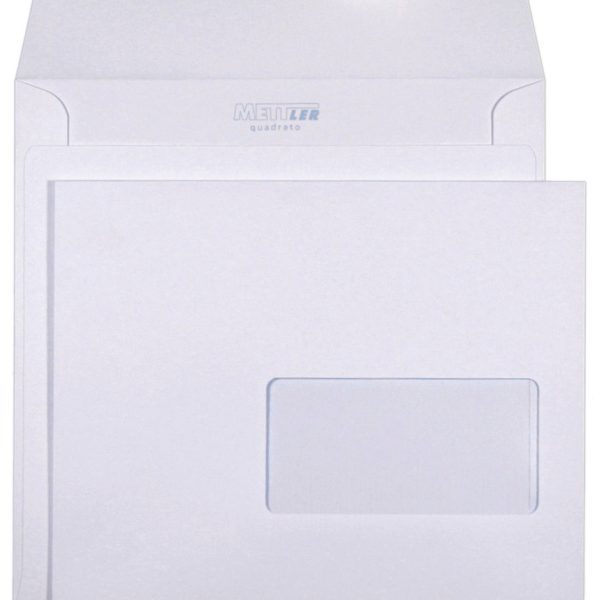 METTLER Couvert Fenster rechts C5 8064-120 120g, ultraweiss 500 Stk.