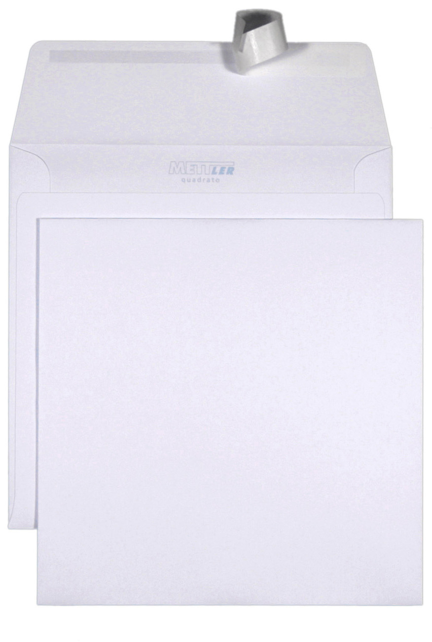 METTLER-8066-165-165-7640126061740 METTLER Couvert ohne Fenster 165x165mm 8066-165-165 120g, ultraweiss 500 Stk. – Hochwertig & günstig bei ShopDeca