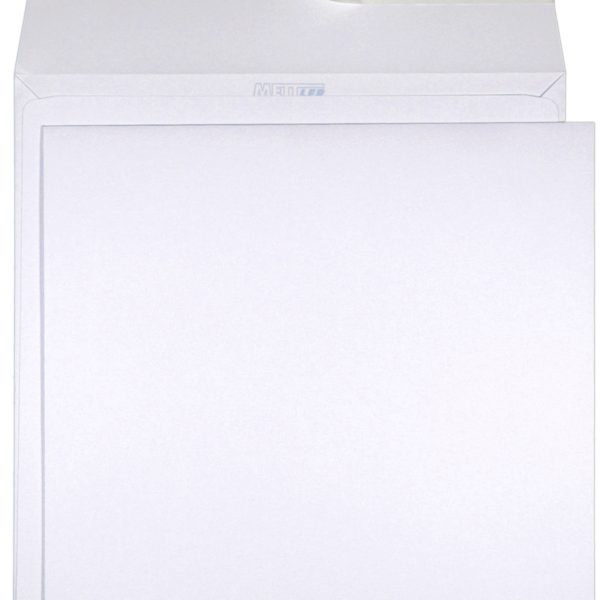 METTLER Couvert ohne Fenster 220x220mm 8066-220-220 120g, ultraweiss 250 Stk.