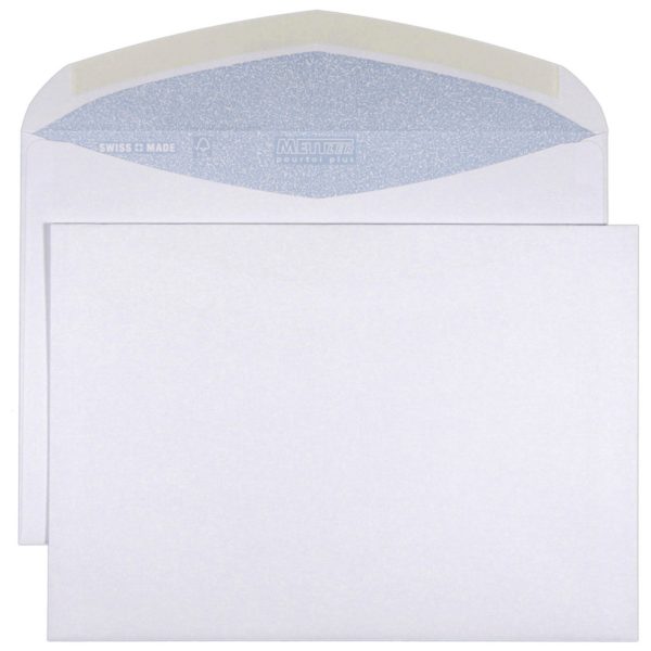METTLER Couvert ohne Fenster C5 8076 100g, ultraweiss 500 Stk.